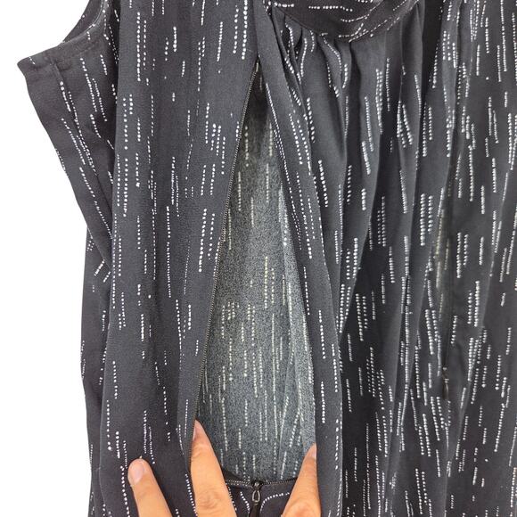 LOYAL HANA LARGE MATERNITY NURSING SLEEVELESS KNEE LENGTH DRESS WITH POCKETS - Picture 5 of 7